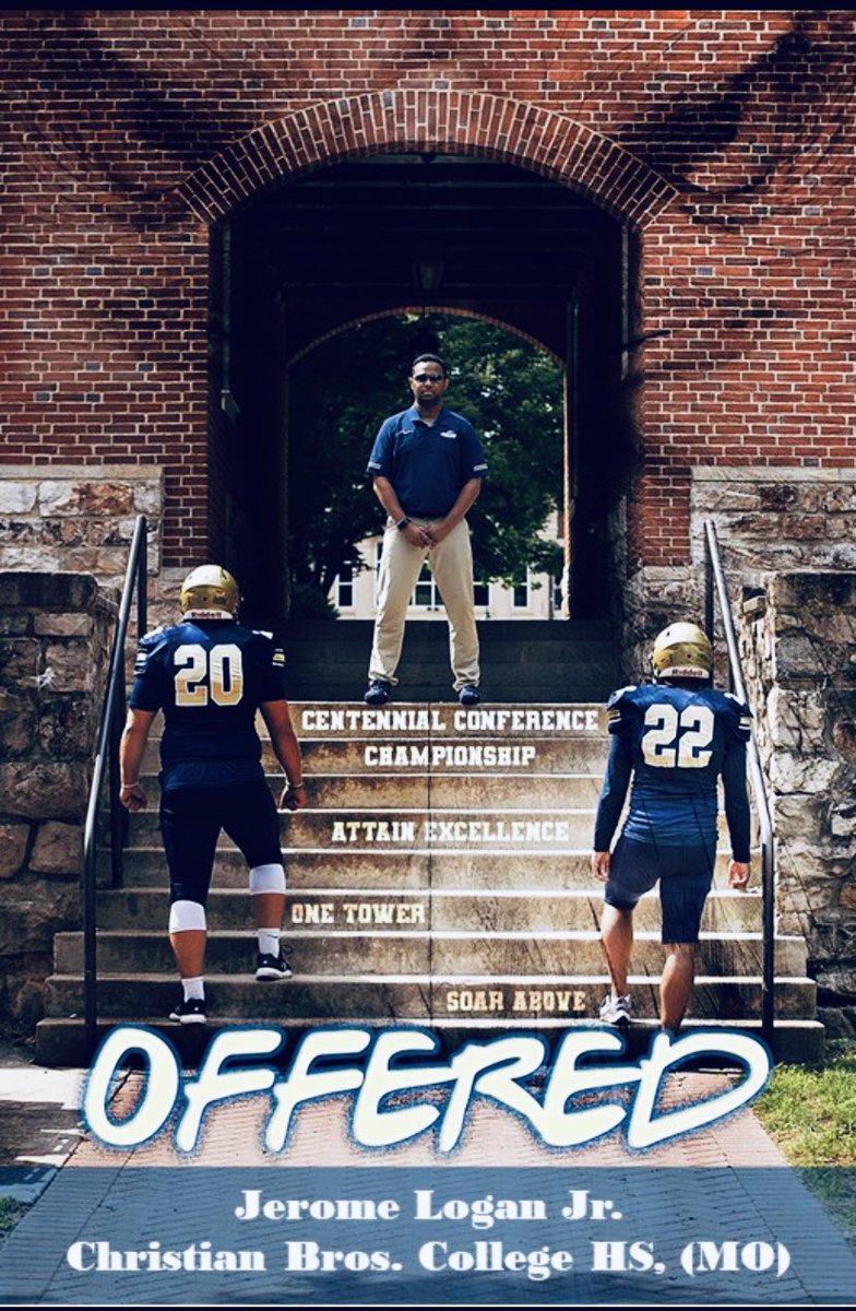jeromeloganjr's tweet photo. Blessed to receive an offer from Juniata College 🦅 @bamblakemurray @CBCFootball @ScottPingel10 @B_Dimovitz @victor_northern https://t.co/kMRZyYg4qB