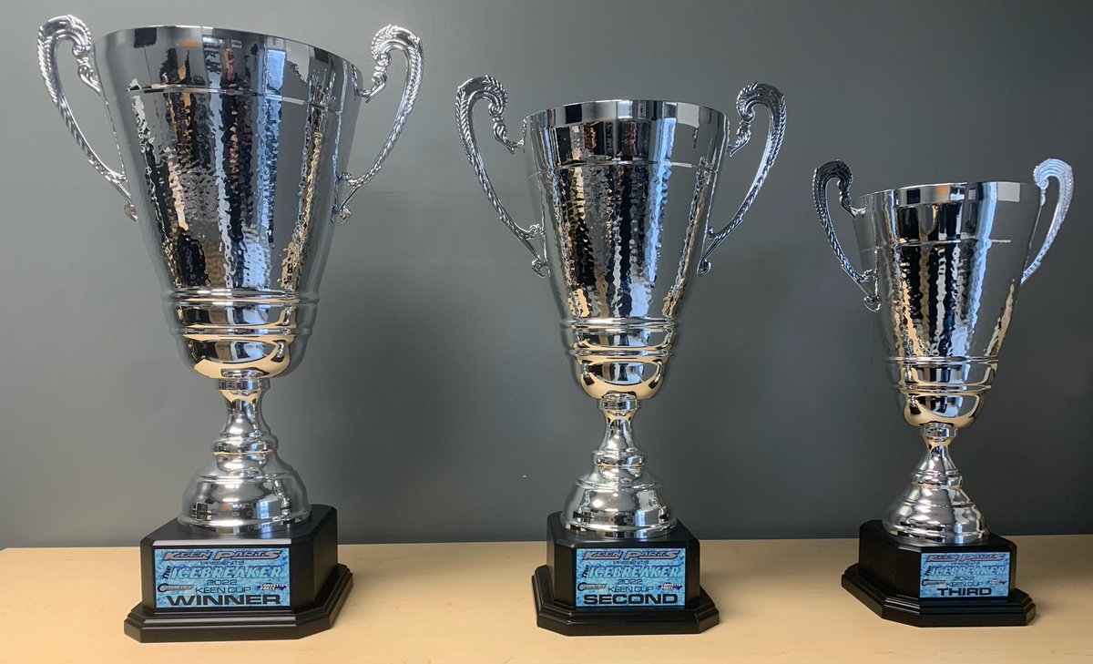 Top three finishers of the @KeenParts Cup at @FlorenceMSpdwy will be walking away with some pretty jazzy hardware if we say so ourselves! 🏆🏆🏆👇🏼👇🏼👇🏼