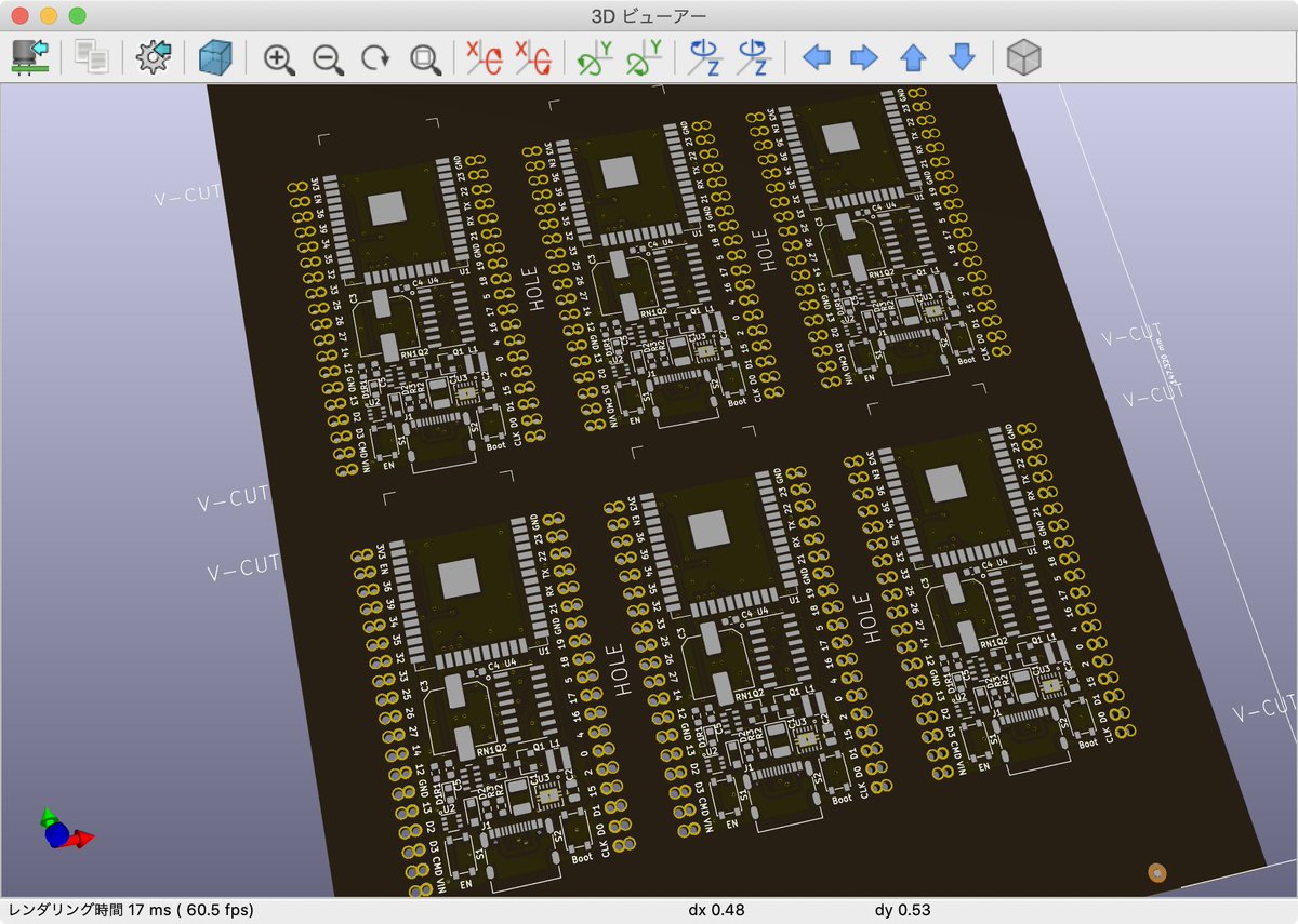 kohacraft_blog's tweet photo. 新着記事「ちょっと改良した電池2,3本で動作するESP32-DevKitC互換機の基板を作っています」が公開されました。#電子工作 #ESP32DevKitC #KiCAD #PCBWay
https://t.co/65Kl9aFVPU https://t.co/oguTUyQmRU