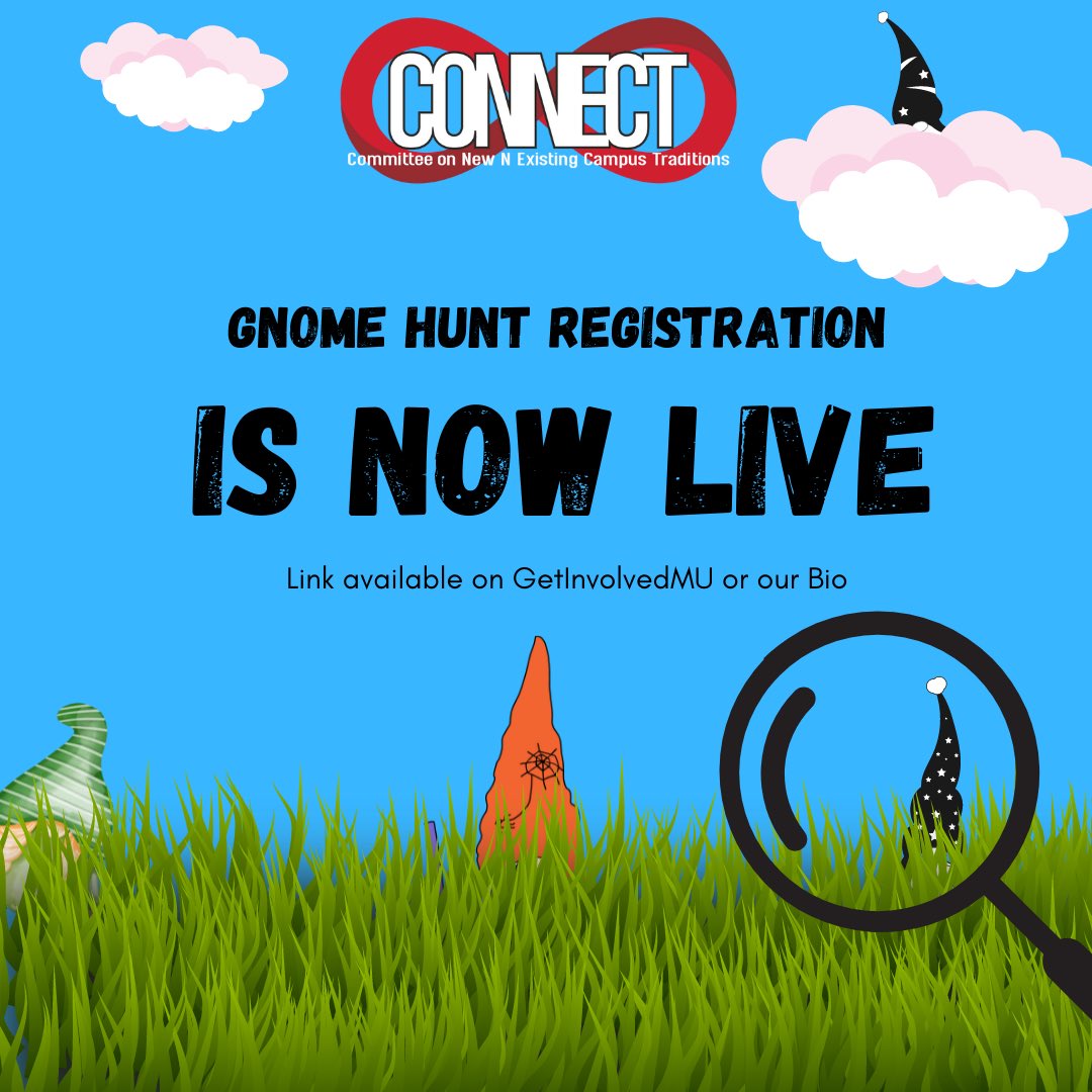 Gnome Hunt is around the corner! Fill up a form for your organization to participate in hiding a gnome this year. If you have any questions, please do not hesitate to DM us!