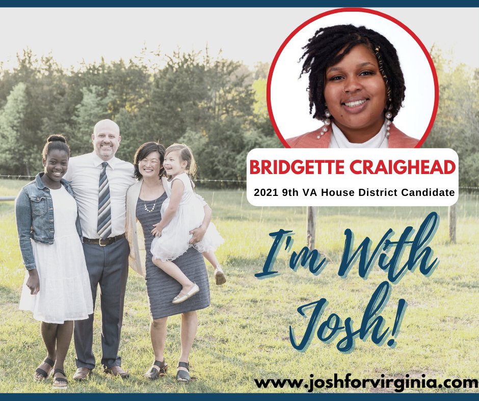 One of the races that gave me hope last year was Bridgette Craighead’s in the 9th District. Despite threats, confrontation, and literal trumped-up criminal charges, she ran a clean race that uplifted countless voices. I'm so honored to have her support!