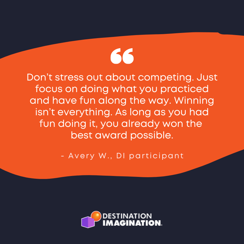 An awesome reminder from a DI participant!