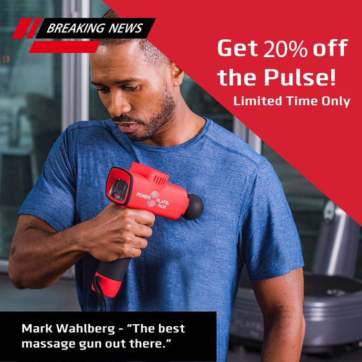 PowerPlate_NZ's tweet photo. Who knew a massage gun could break global news? We kind of did! 💯 Get 20% off the Power Plate Pulse massage gun for a limited time only. 
https://t.co/Qibvs7y066

#massagegun #powerplatepulse
#markwahlberg #tomholland #musclerecovery #vibrationtraining https://t.co/3Zt45moAPM