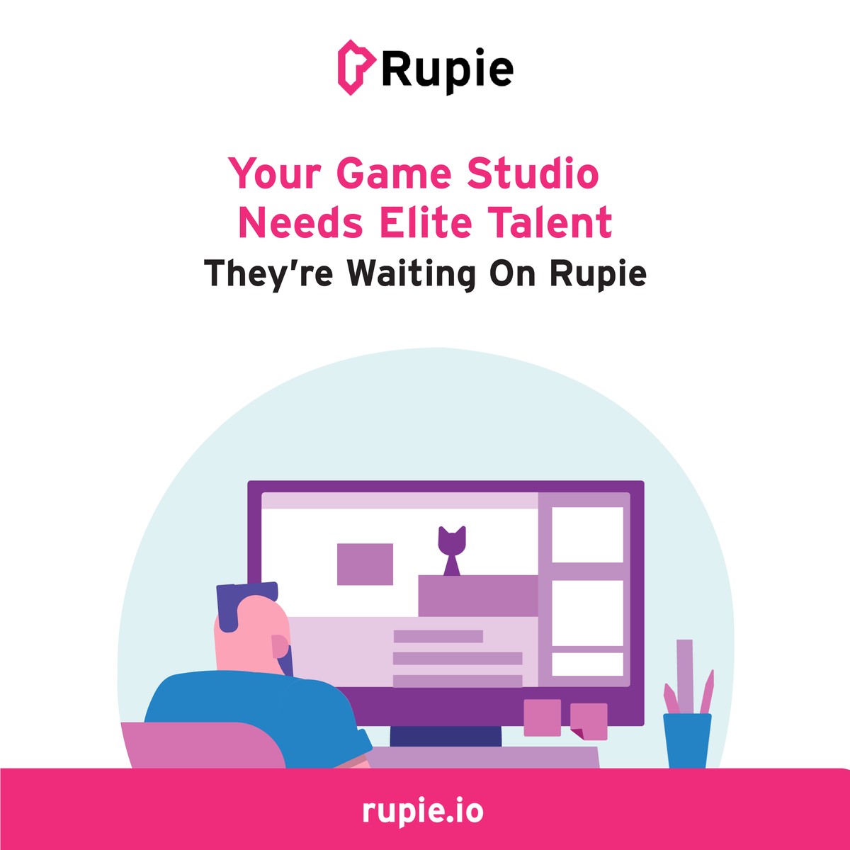 Need games industry professionals that are just as elite as your studio? Look no further!

With a global community of over 2,000 pre-vetted artists and developers, Rupie helps you find them.
rupie.io/studio/beacons 
.
.
.
#gamingjobs #gamestudio #hiringnow