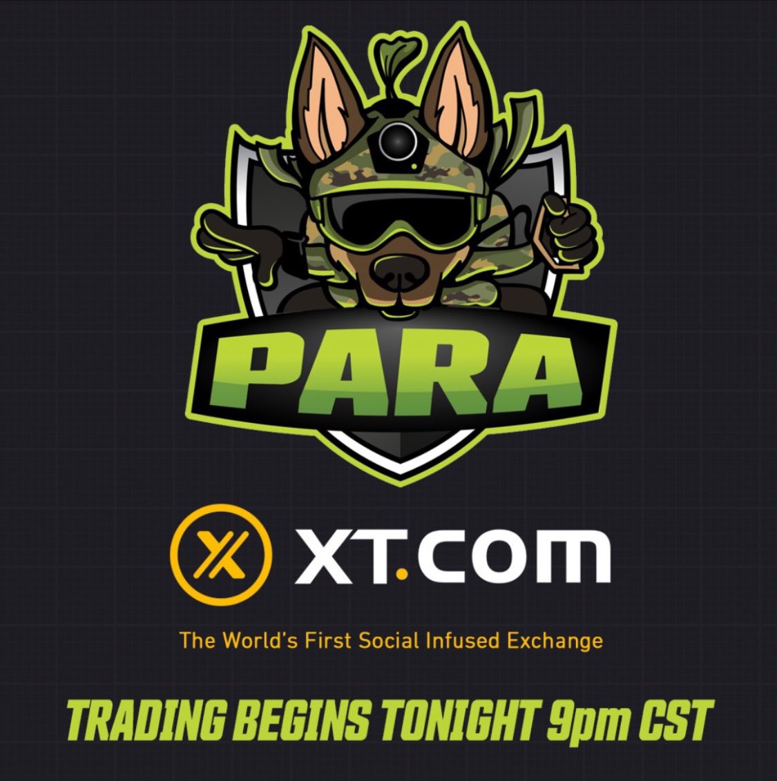 DelCrxpto's tweet photo. $PARA is live on #XTcom tonight at 9pm. https://t.co/rJHAzRAJ7l