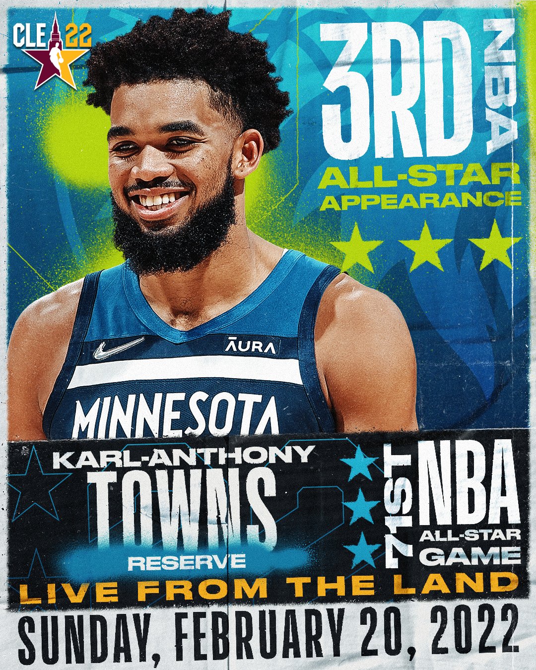 Karl-Anthony Towns 2022 All-Star Appearance Photo Gallery