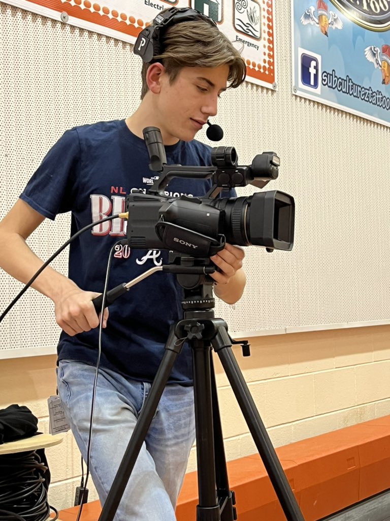 Broadcasting tonight’s senior night basketball game!