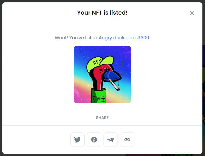 FREEgasNFT's tweet photo. 💫Angry duck club phase 3💫

🔹300 angry duck are already listed

🔹This collection has an amount of 850 nfts

🔹just go 300💦

🌈the ducks are waiting for you🌈

💥Buy one: https://t.co/jVf0fxSNog

#nfts #nft #nftart #nftcommunity #nftcollector #nftartist #cryptoart #digitalart https://t.co/yqhYGHbXXI