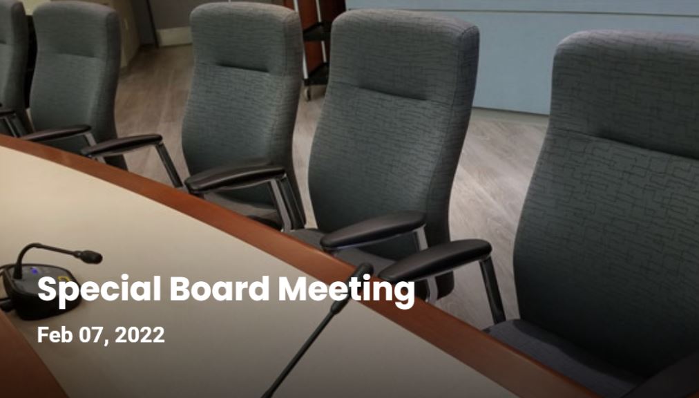 DDSBSchools's tweet photo. There will be a Special Board Meeting on Monday, February 7 at 6:45 p.m. immediately preceding the Standing Committee meeting.
Details for the meeting can be found here: https://t.co/G4yGLzDXgV
#DDSBleadership https://t.co/45SjLI56ZO