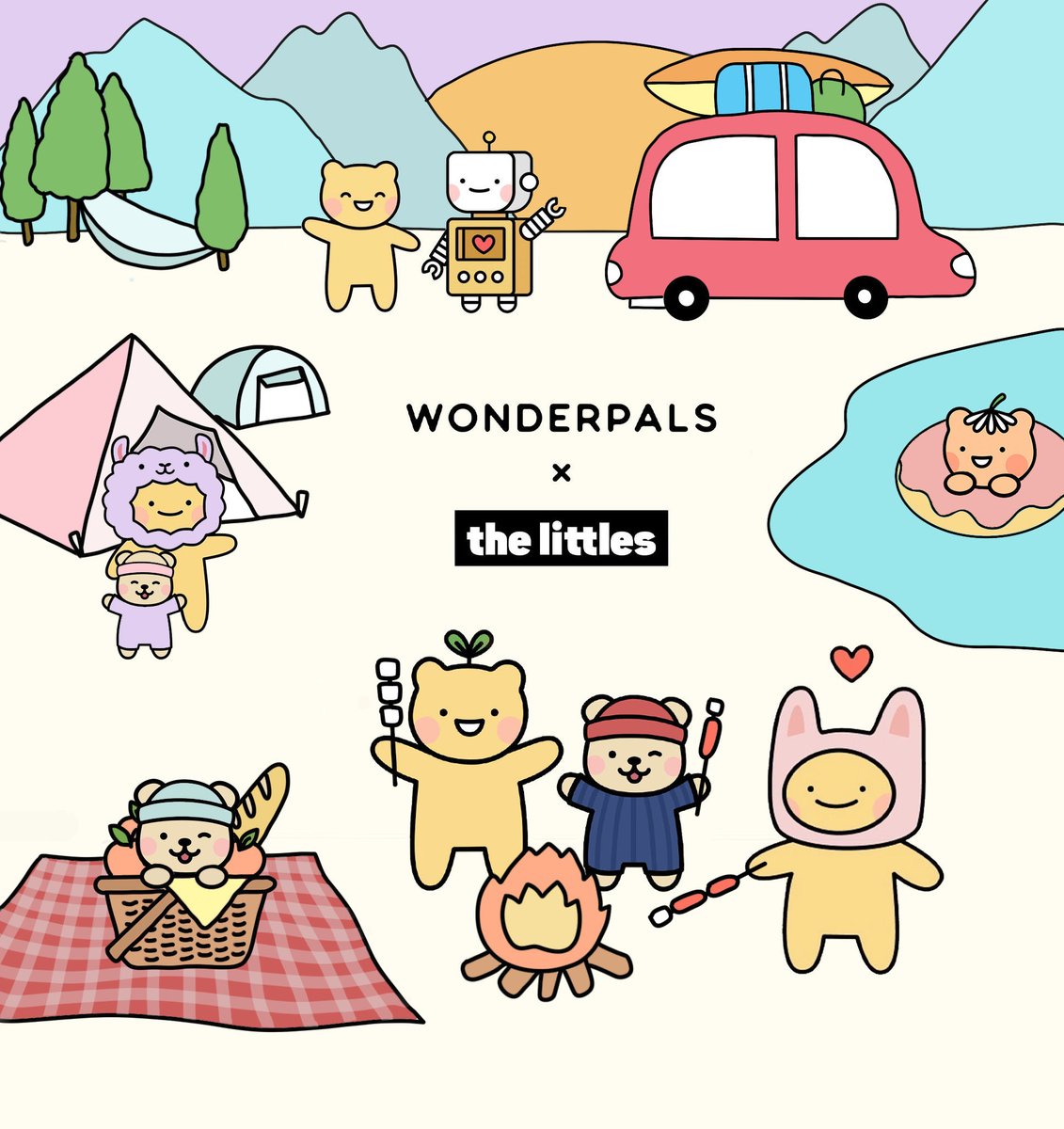 mmeporcelette's tweet photo. @thelittlesnft @WonderPals Kumbaya! Wonderpals and The Littles camping in peace and harmony✨ #wonderpalsxthelittles 
0xF77649464FC34F3dC7717B1801300418A90e944D https://t.co/Bj93iNgblD