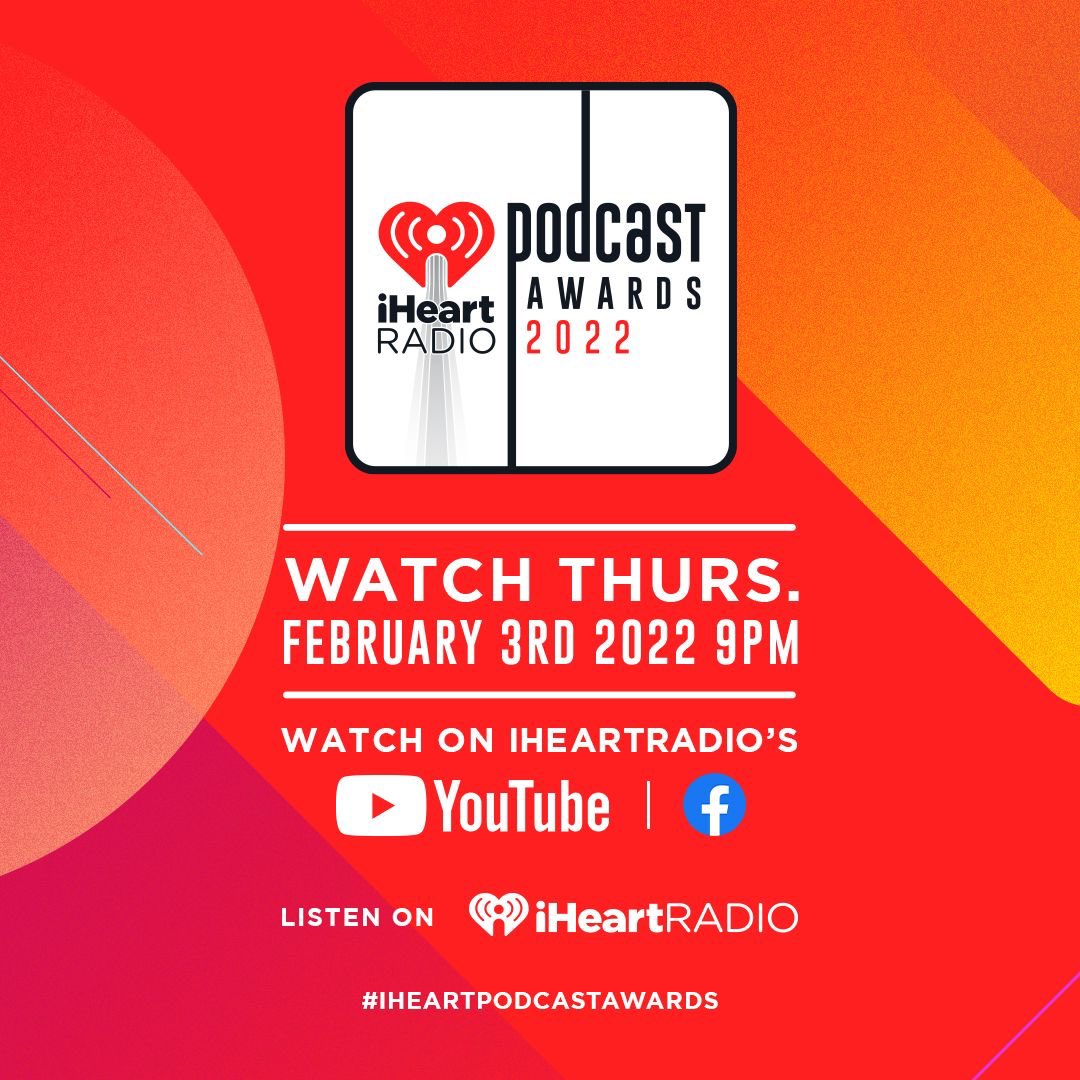 TONIGHT!!! <a href="/iHeartRadio/">iHeartRadio</a> is recognizing the top podcasts in America, based on the podcasts you say are the best! Welcome to the fourth-annual iHeartRadio Podcast Awards. #iHeartPodcastAwards2022

How to watch: iheart.com/content/2022-0…

Site Link: iheartradio.com/PodcastAwards