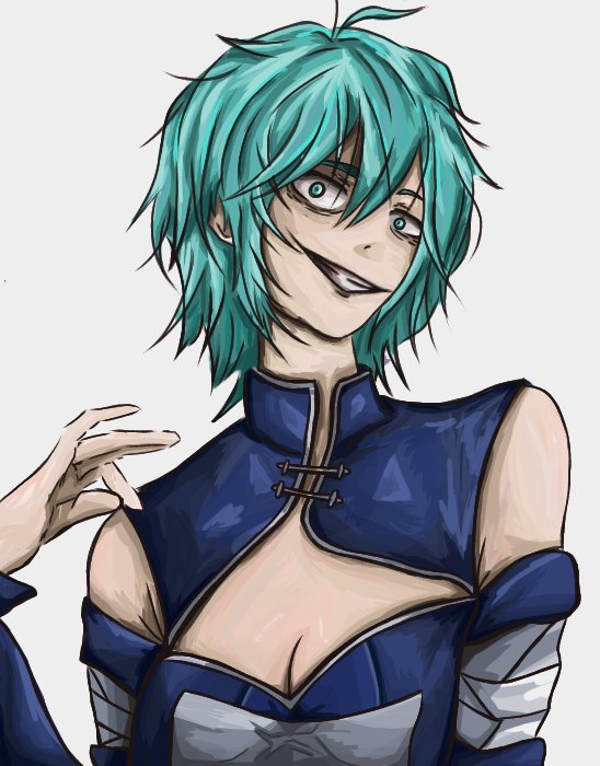 Drizk_Arts's tweet photo. Reupload because I accidetally deleted it. [COMMISSION ART DONE!!] I wasn't really sure if the customer is satisfied with this one since this wa my first time doing comms art XD https://t.co/b0jGPvPYF9