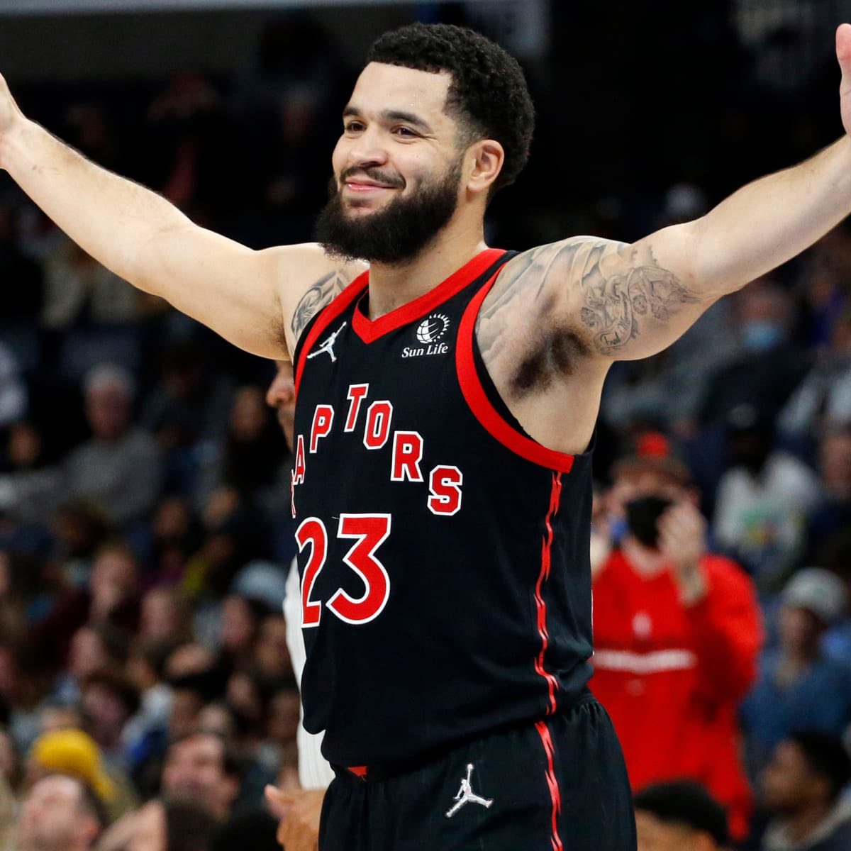 TheHoopCentral's tweet photo. Fred VanVleet was undrafted, played in the G-League, and is now an NBA All-Star…Respect. 👏✊ https://t.co/OB50knSoAV