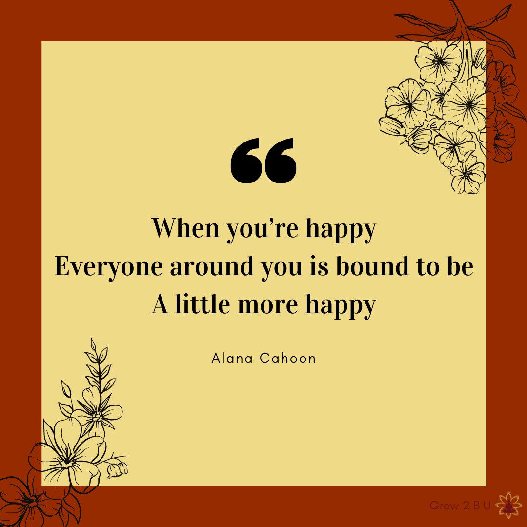AlanaCahoon's tweet photo. Happiness is sometimes contagious. When we hear laughter, we may chuckle ourselves. When we see a bright smile, our own day brightens. Try this exercise for fun. https://t.co/6x1KQ9bNmF