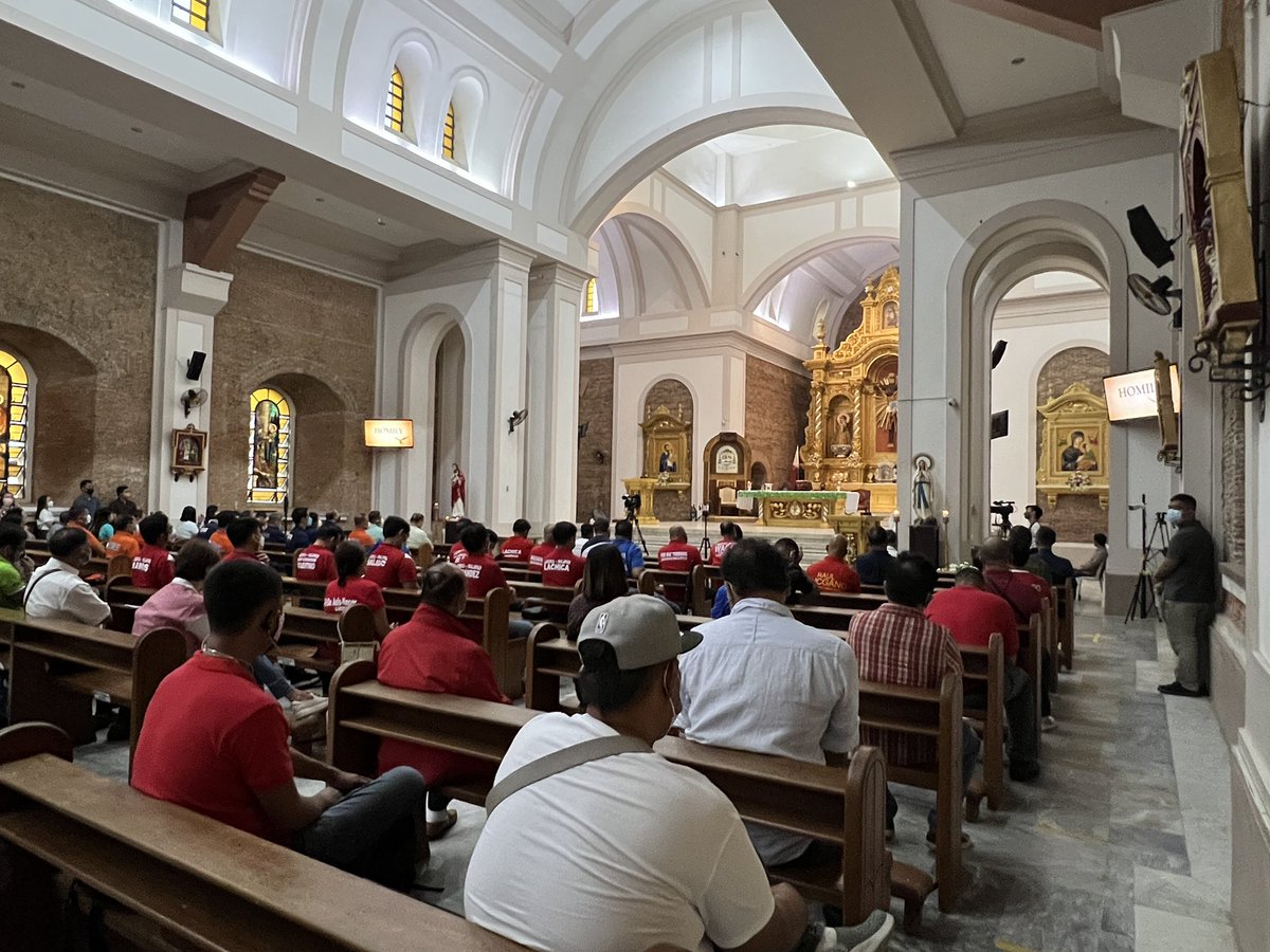 OPESAklan's tweet photo. NOW: Peace Covenant at Saint John the Baptist Cathedral, Kalibo, Aklan. https://t.co/zLF4Y2oiYc
