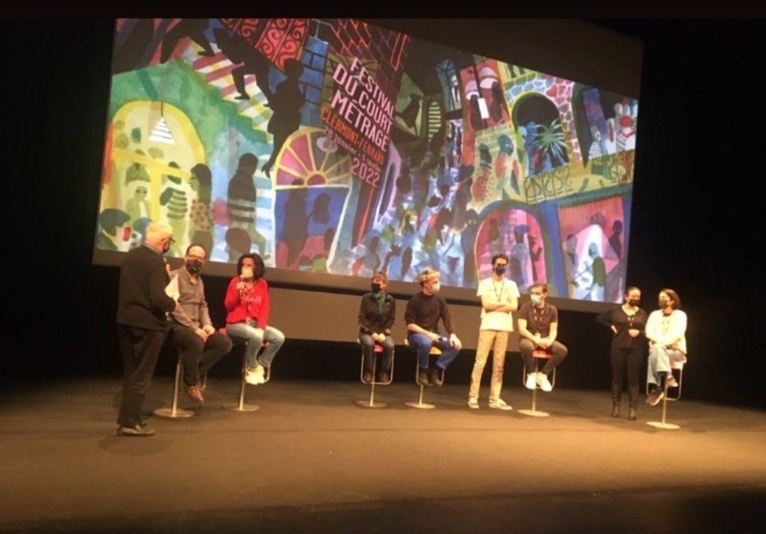 caroline_brami's tweet photo. 🎬L'INSPECTION en #competitionnationale au festival @Clermont_Court #ClermontFF22 #F9 
Merci à Claude Duty 💜 et au public de Clermont ! https://t.co/P7wGmYzsfY