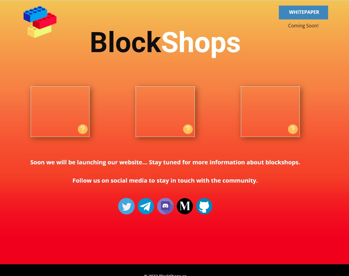Block_Shops's tweet image. We are working on our website, for the time being we hope this helps you out to reach out to the #blocks community.

blockshops.co

#node #financialfreedom #avax #ftm #matic #solana #nft #blocks #nblocks #blockschain