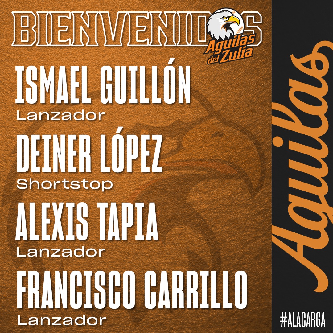 ¡Bienvenidos Nuevos Aguiluchos! ⚾🦅💯 #Águilas #AlaCarga #LVBP