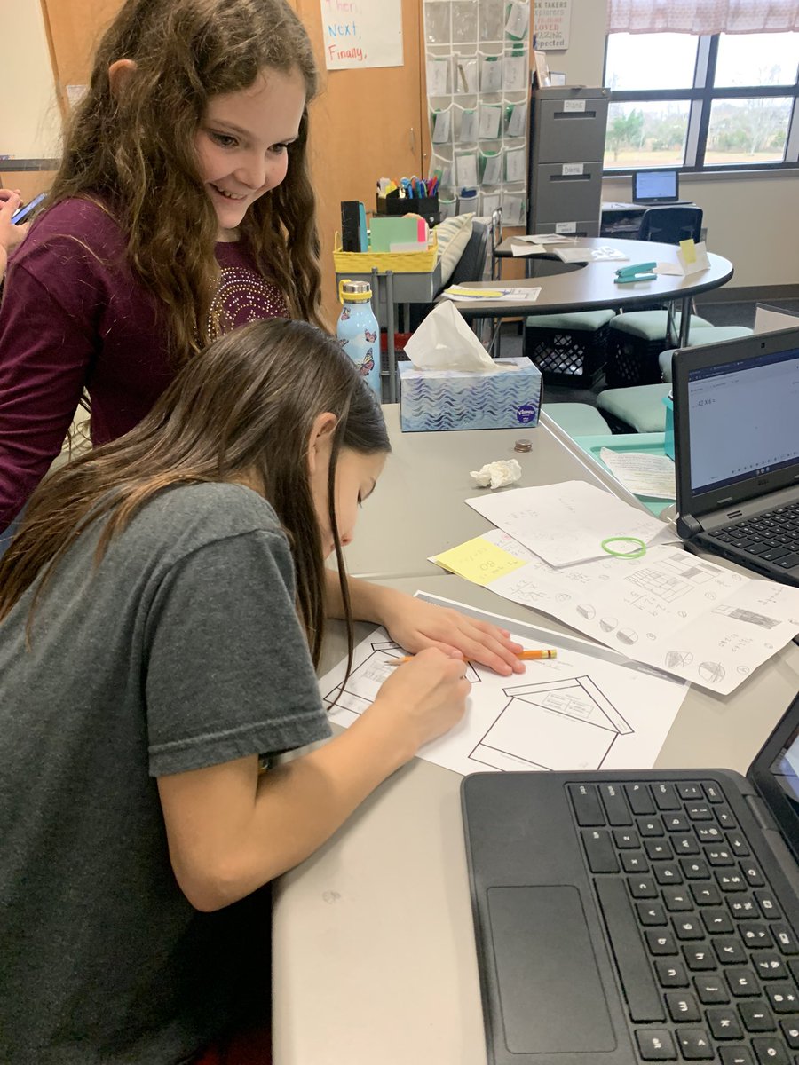 AmyLink11's tweet photo. I am so proud of this amazing first year teacher @KyraTegeler. She had her 3rd grade mathematicians working together using #fixerupper from @lead4ward after their Fraction CA! @DISDElemMath @nancy_lead4ward #learningfromtheexperts #learningfrommistakes https://t.co/CgVNcYOWkB
