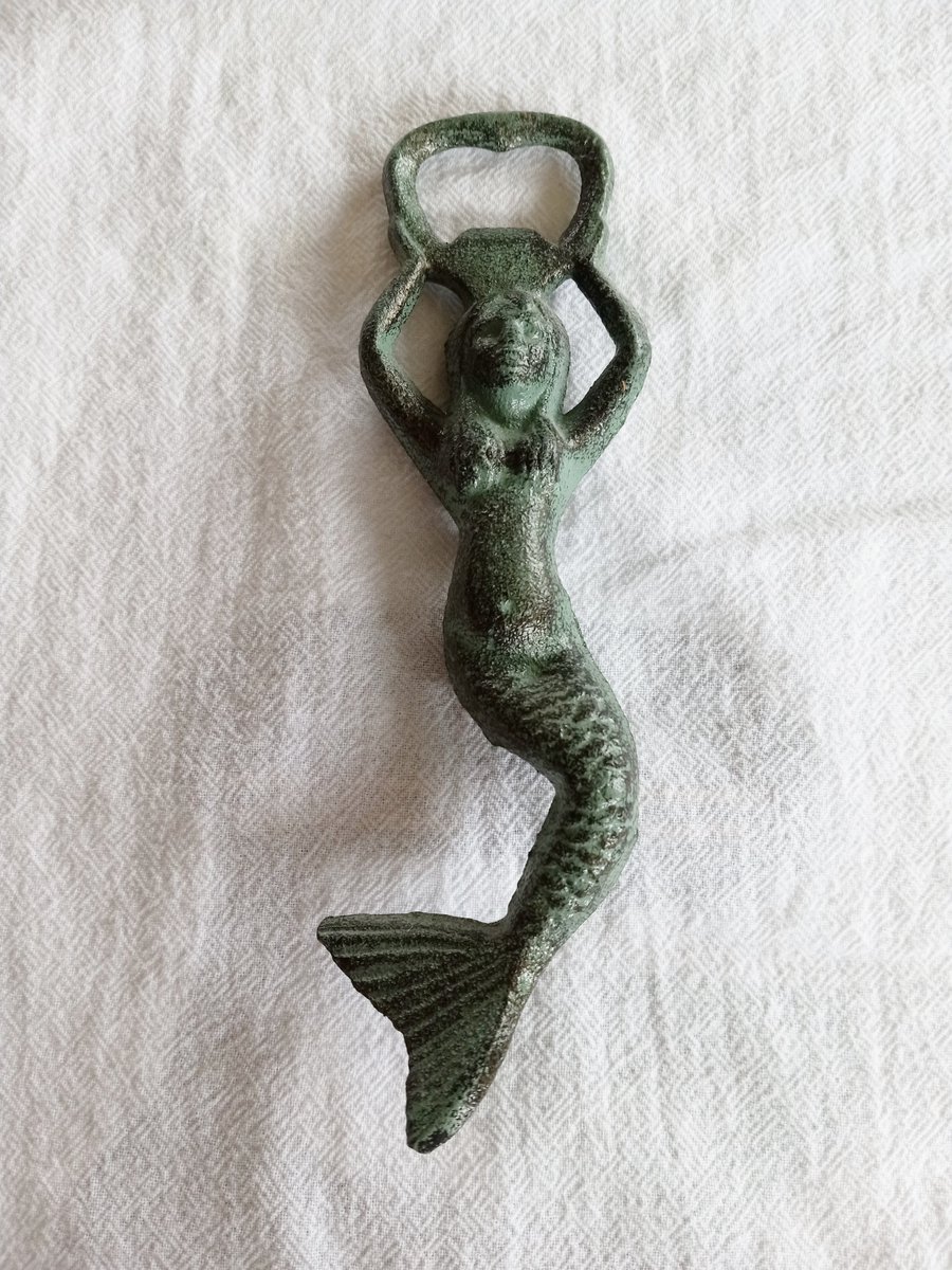 2014fabfinds's tweet photo. #Mermaid #CastIron #BottleOpener #Beer #Brewery #Soda Collector #Gift - #BlueGreen! #bargains #breweriana #collectibles #deals #eBay #FabFinds #Facebook #Pinterest #Twitter #used 🧜‍♀️: https://t.co/3MeLc1abbd https://t.co/oUWVetGHvK