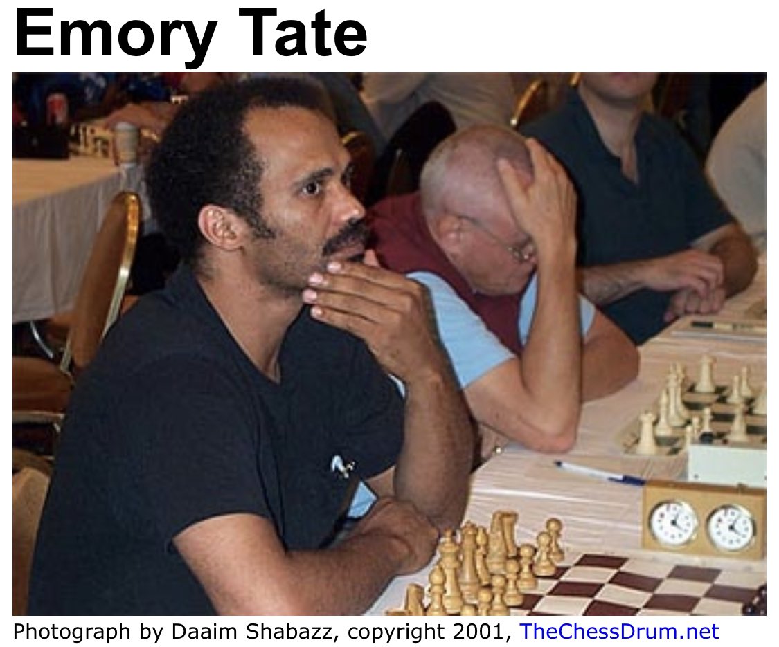 The Brilliance and Swashbuckling of Emory Tate: A Chess Legend