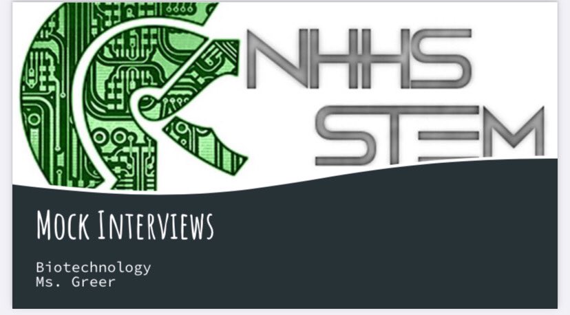 NTH_STEM's tweet photo. North Hall STEM students participated in mock interviews. Thank you to Hall County district employees and community members who made this possible! @NorthHallHigh @Hall_Schools @nhhsprincipal https://t.co/fCwSCAIlsX