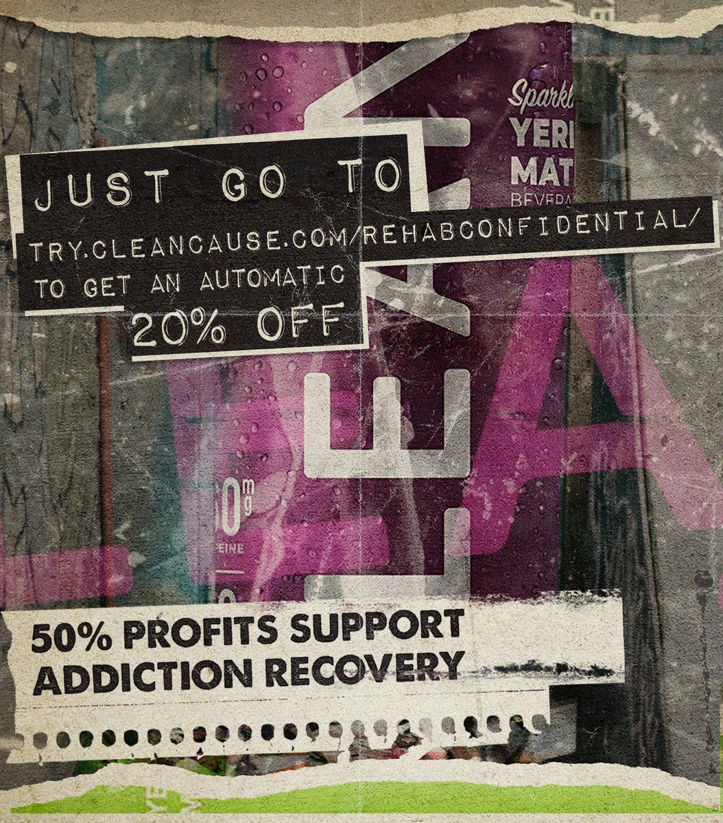 Are you saying I can drink the BEST yerba mate on the market while helping people recover? AND get 20% off? YES I AM.  <a href="/cleancause/">CLEAN Cause</a> <a href="/rehabconfident/">Rehab Confidential Podcast</a> ad by <a href="/bkyoungus/">El Bruché</a>  #wedorecover #yerbamate #cleancaffeine #supportrecovery #discount  #supportourpod 

try.cleancause.com/rehabconfident…