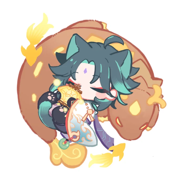 アクキー作りたい#xiao 