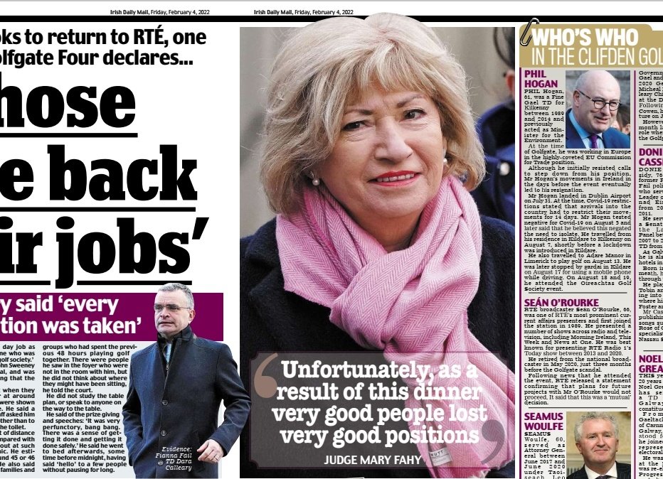 caulmick's tweet image. 'I have no doubt that organiser, in conjunction with proprietors, did everything they could to comply. Not in the court of public opinion, but in the court of law' - Judge Mary Fahy

▪️Very good people lost very good jobs &amp;amp; contracts 

#GolfGate 🥂🏌
#HowIrelandWorks 
#judiciary