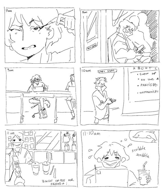 belated hourlies #hourlycomicsday #HourlyComicsDay2022 