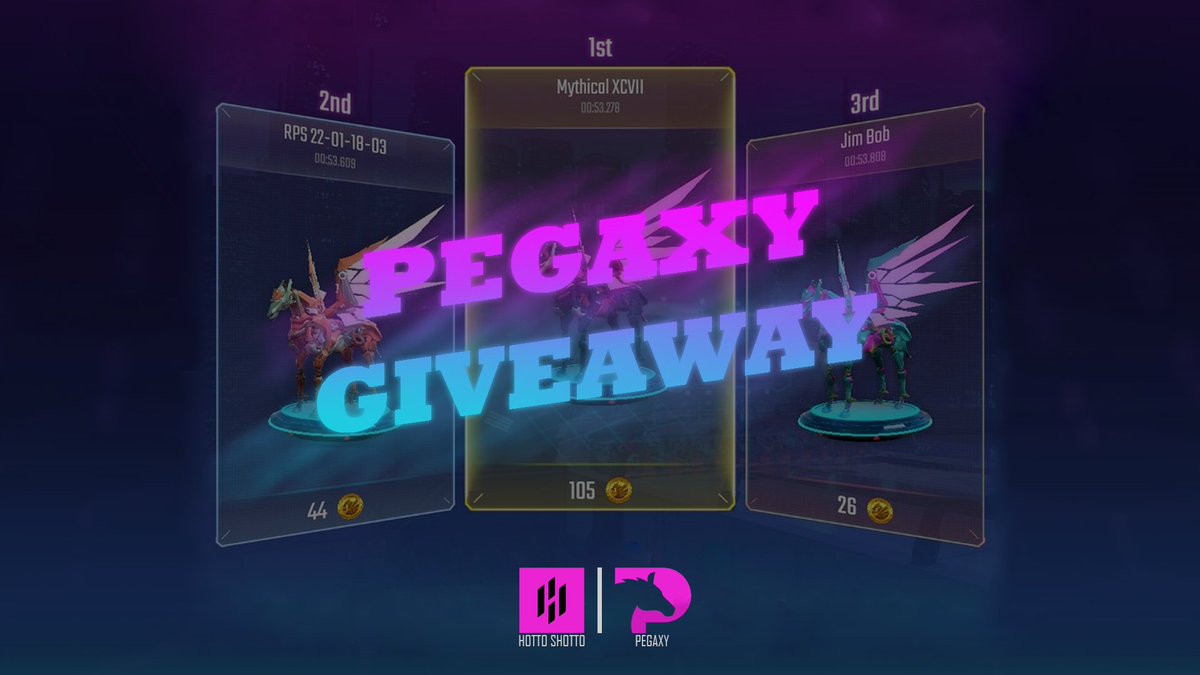 HottoShotto's tweet photo. Start racing with a pega for a week and Join us in HottoShotto! This is your chance to be a jockey and race to the moon🚀 Minimum retweets 200, must follow @HottoShotto,🚀 #pegaxyrental #pegaxyscholar #pegaxy #HottoShotto #Hotto https://t.co/uWFVSlHZn6