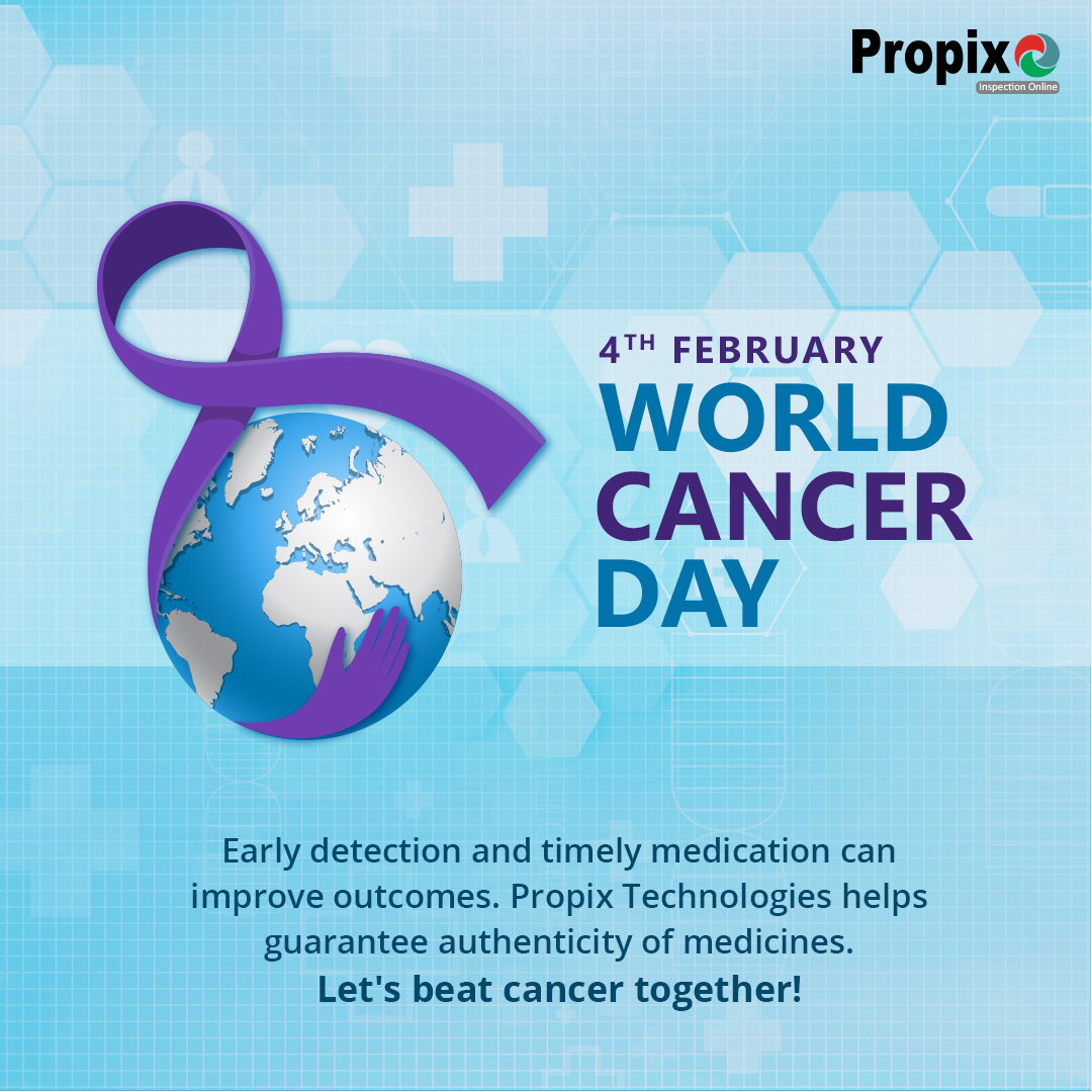 Propix offers world class technology that helps identify authentic medicines and keep away fake medicines that may even cause harm.
Partnering with YOU to beat cancer! 
#authenticmedicines #beatcancer #Propix #packagingtechnology #trackandtrace