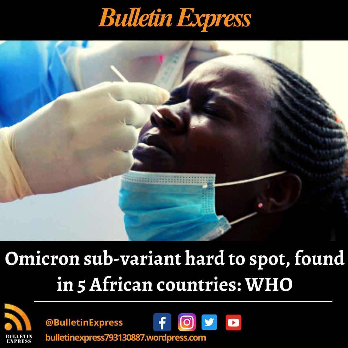 ZS_Sanam's tweet photo. The BA.2 sub-variant of Omicron has been found in five African countries, a World Health Organization scientist said on Thursday.
Source: https://t.co/3uGq9Ux222
#omicronvariantcovid19 
#africa 
#COVID19 
@MoJoJamil https://t.co/CXk419OvAz