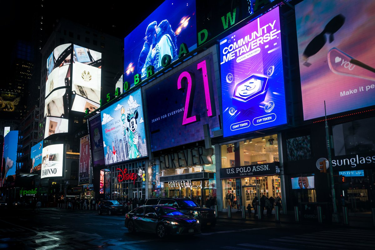 YQCryptoQueen's tweet photo. Community Metaverse
@commetaverse
Choose your path... #COMT #CVP
NYC...
#Communitymetaverse #Commetas #NYC #BSC #Metaverse #Billboard https://t.co/lSSKV5W5lP
