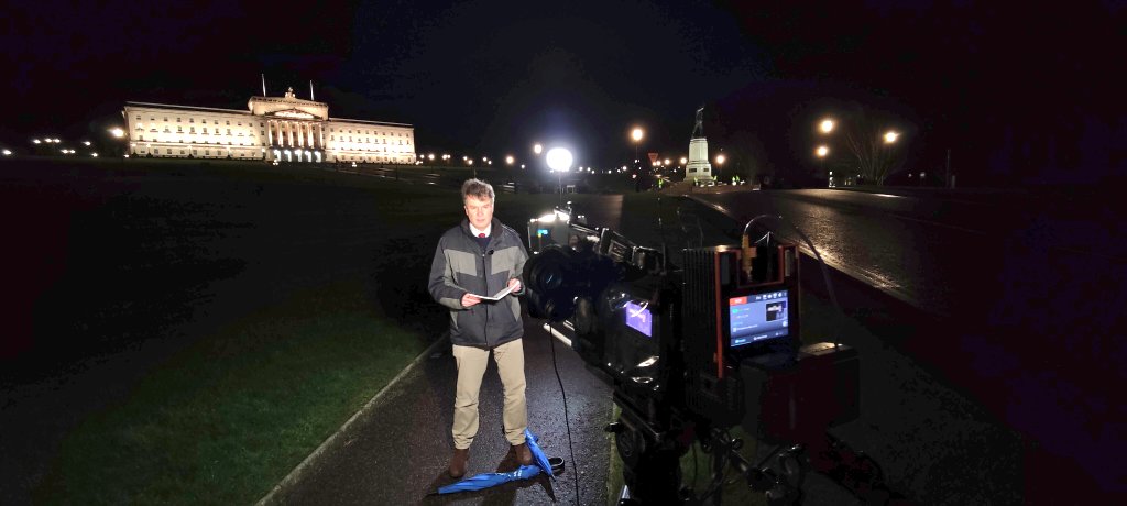 Live from Stormont, Belfast.