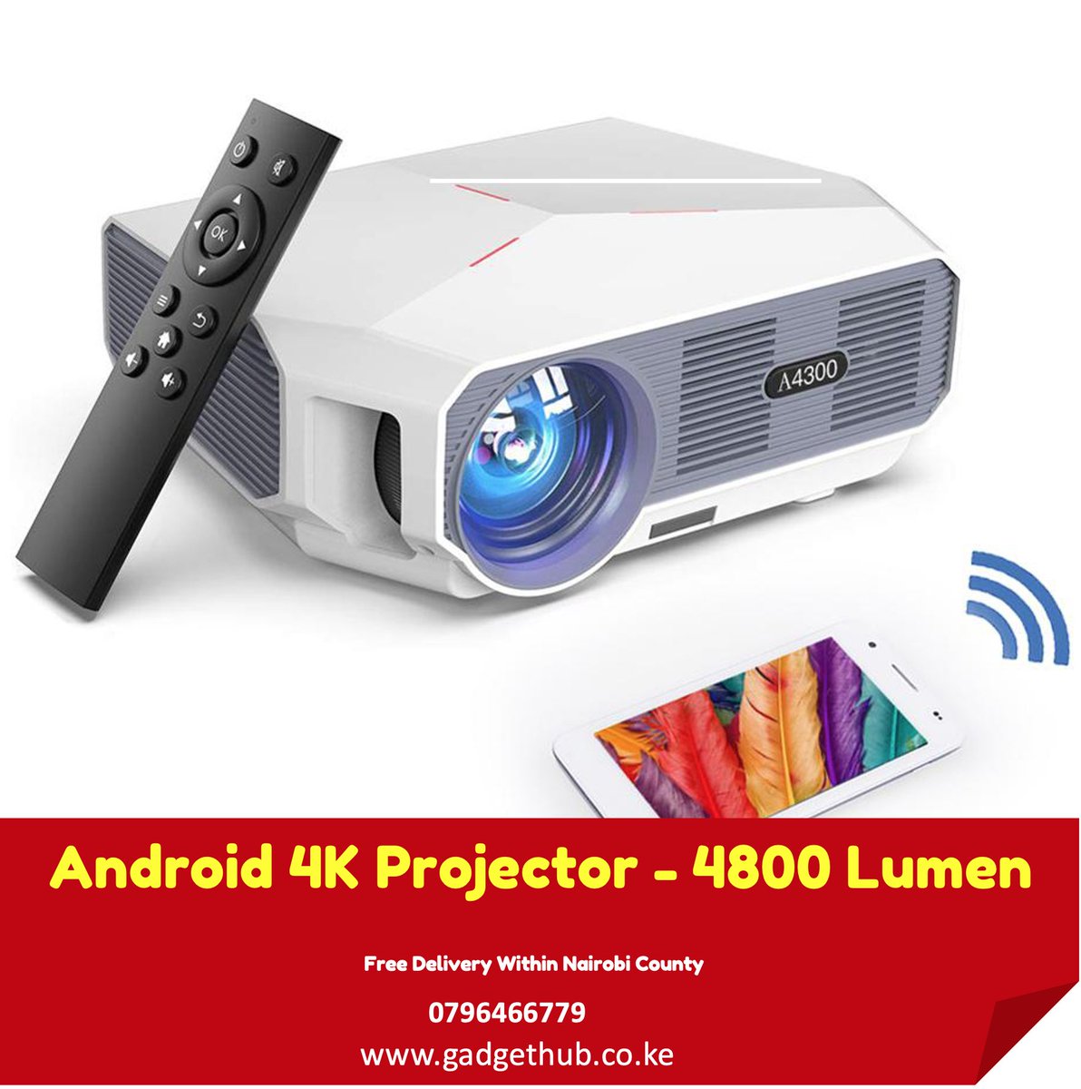 gadgethub_co_ke's tweet image. The Smartest Projector on the planet shorturl.at/xFLR1
#SmartProjector
#AndroidProjector
#UhuruWaUgatuzi
#AFCON2021
#WorldCancerDay
#IkoKazi
#FlippingBlue
#Dubai