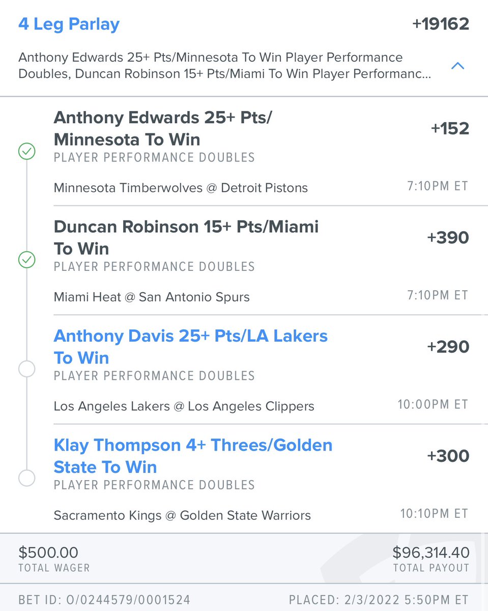 Please AD and Klay… come thru for me