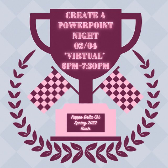 Come join us tomorrow for our virtual 💻 PowerPoint night 👩‍🏫

Learn some of the sisters hot takes and nuanced opinions 🥵🔥

Link in bio!✨