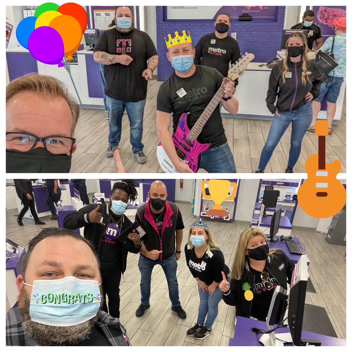 TonyCBerger's tweet photo. Got the chance to visit the 2021 top 2 stores in the Southeast this week! Congrats to @ArturoBardales4 and @Indy_Clero for leading their teams to this victory! Also debuting the new travel trophy 🎸 for 2022!!! #SELoveWhatYouDo @meganpanicucci @thayesnet https://t.co/3jXhso3amJ