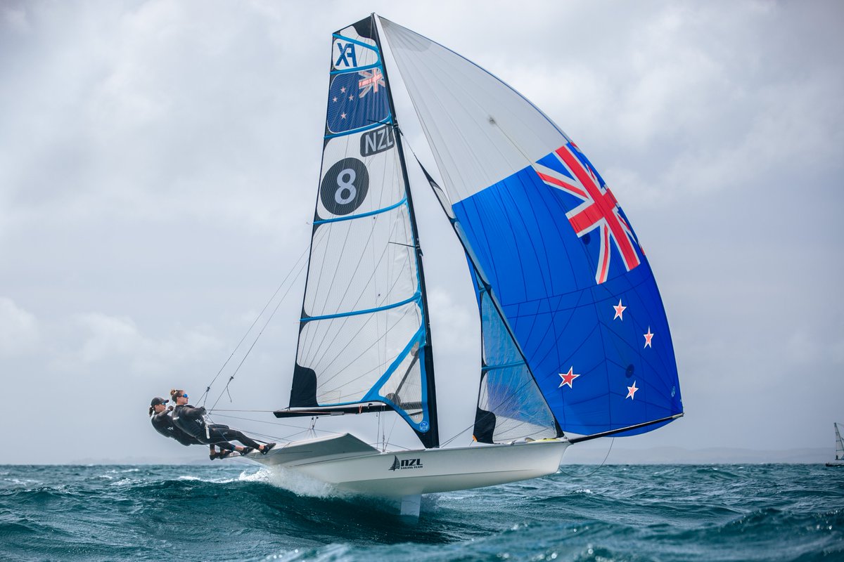 Jo Aleh always insisted she hadn't retired as a high-performance sailor and will now make a tilt for a third Olympic medal, this time teaming up with Molly Meech in the 49erFX.
yachtingnz.org.nz/news/aleh-team…