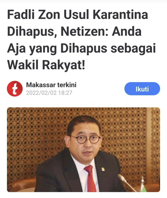 Heran, ada orang seperti @fadlizon ini ya? Kebobrokan mental & kualitasnya sproradis dan merata di semua lini gitu ya ?