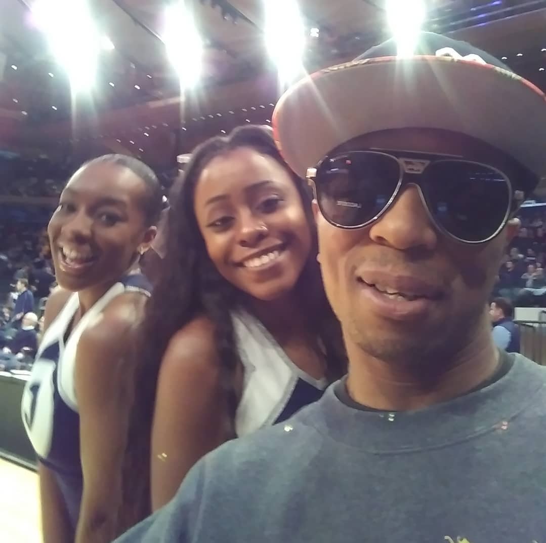 #throwbackpix <a href="/TMoneybazz/">The real moneybazz</a>  Georgetown Cheerleaders at the Garden