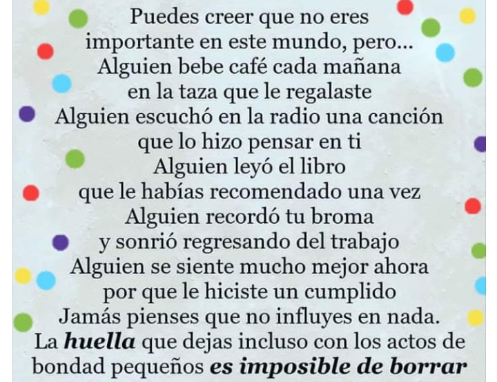 <a href="/MalaFama1981/">.               🌐</a> Recuerda que eres valiente, eres importante, eres suficiente, eres increíble, eres capaz, nunca lo olvides. Eres un ser humano valioso. Las tempestades son pasajeras y que después  siempre sale el sol. ¡Animo!
