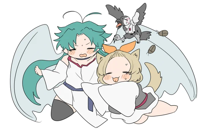 ヴェーラーの翼のお陰でなんか一枚絵っぽくまとまってるやつ