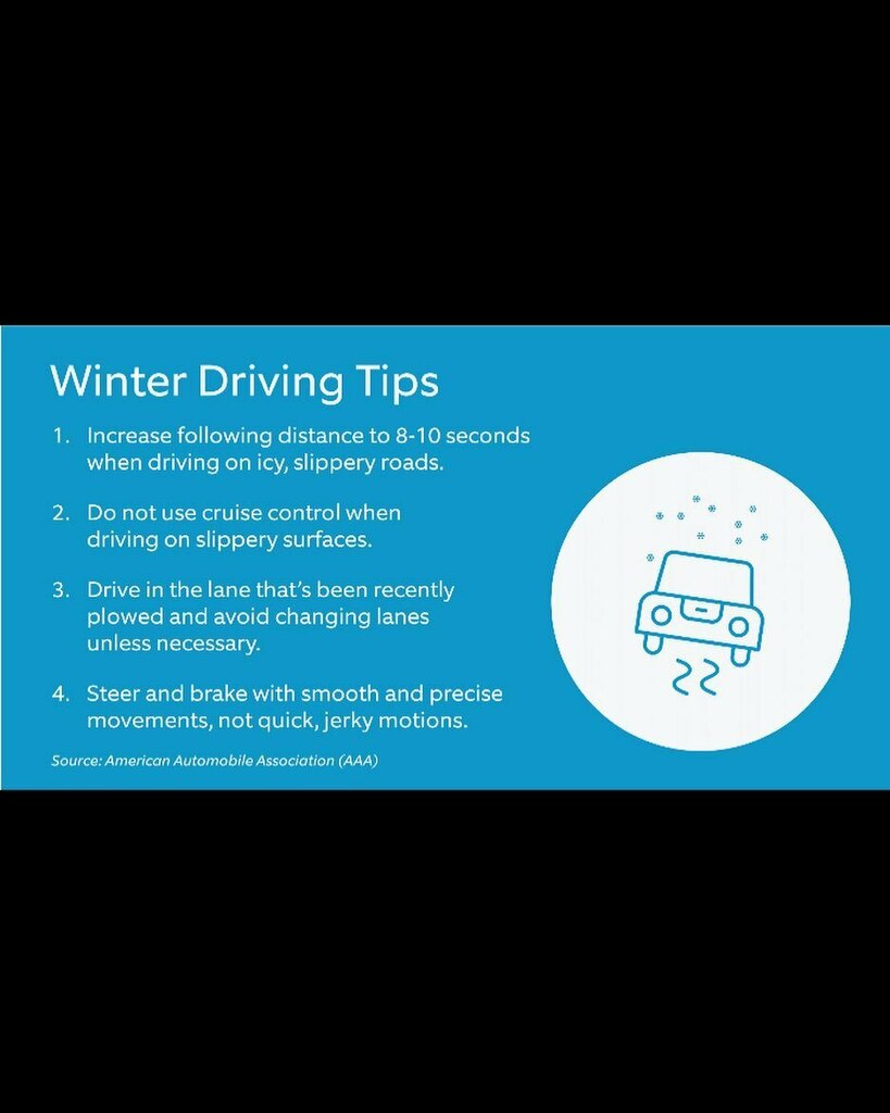 “Driving safely in winter weather can be a challenge for even the most experienced driver. It’s easy to forget after months of mild conditions that snow and ice demand careful driving and special preparation for your vehicle. Before heading out, know the… instagr.am/p/CZiep0xtcPo/