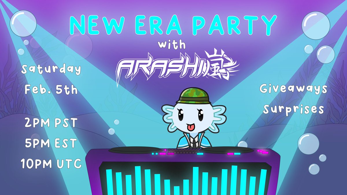 Join us February 9th @ 2pm(PST)/5pm(EST)

For our New Era Party hosting DJ: <a href="/silentstorm76/">Ben Henderson</a>!

🪄 Giveaways, Surprises, News, + more! Join us in Discord and will be streaming LIVE on <a href="/Twitch/">Twitch</a>!