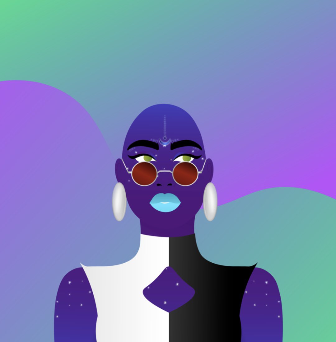 tegan_georgette's tweet photo. Another MADDMUM dressed up as a World of Women NFT. I have entered this in the @worldofwomennft #WoWartContest art contest inspired by super-rare World of Women NFT #9092 owned by @garyvee https://t.co/0Gr4DPxa5l