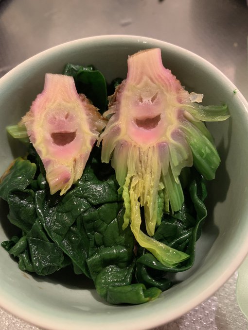 ちぢみほうれん草のtwitterイラスト検索結果