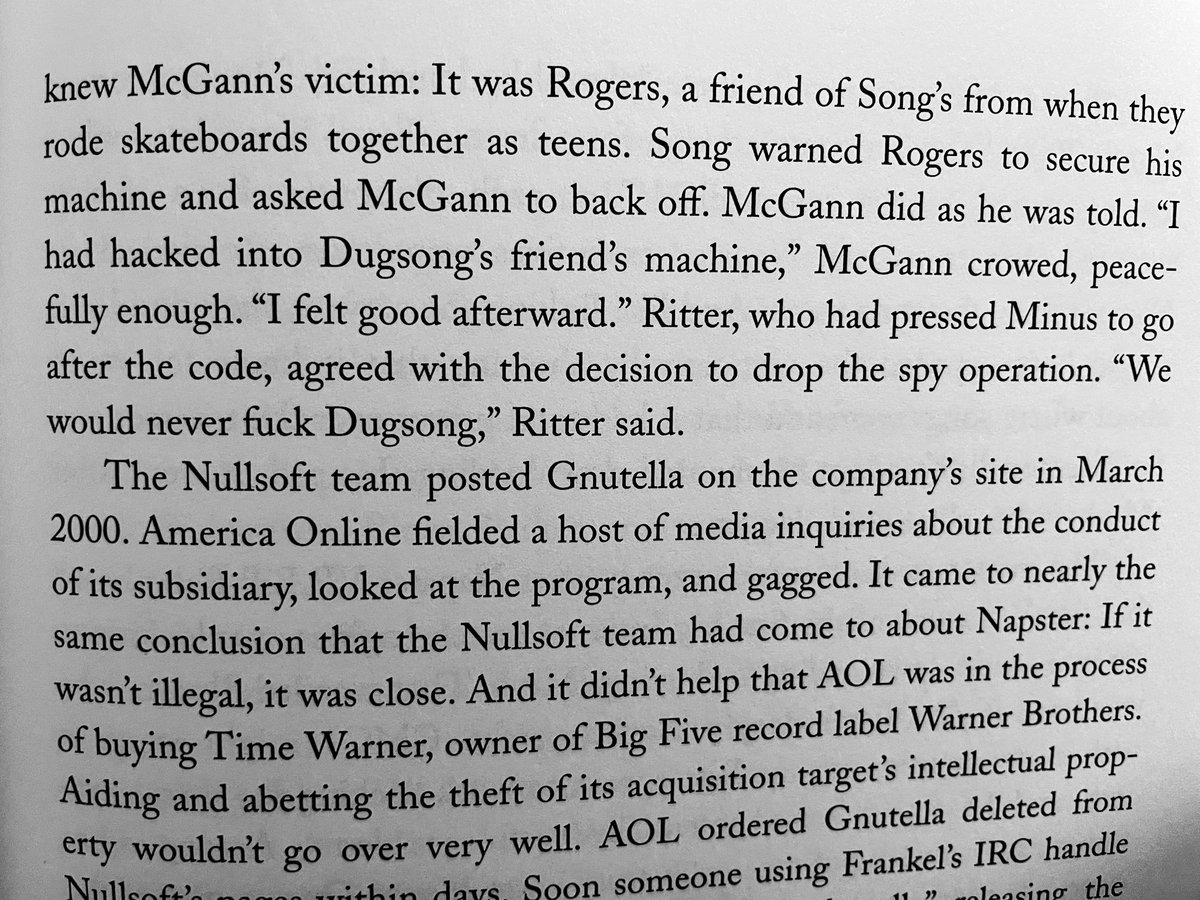 dugsong's tweet image. And remind me of this personal episode in @josephmenn’s Napster book - it wasn’t actually passwords Minus dropped, but contacts for the Beastie Boys, Winona Ryder, a bunch of LA celebs… #tuebor #w00w00 #hackerhistory