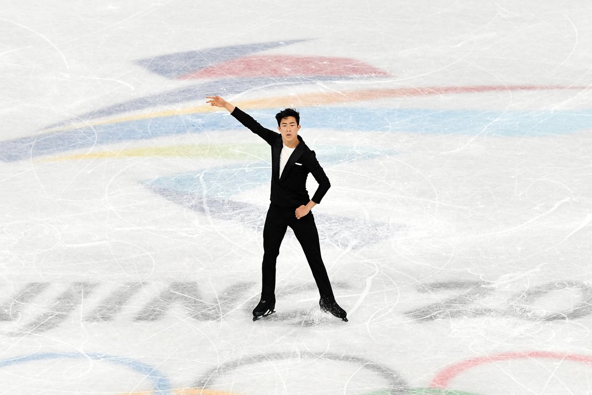 Nathan Chen is actually the 🕺 emoji.